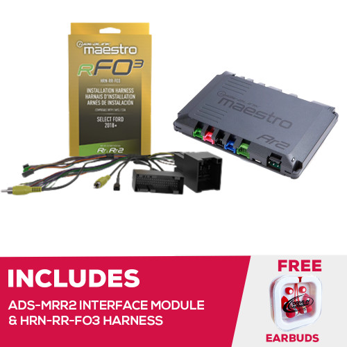 Maestro ADS-MRR2 Interface Module and HRN-RR-FO3 Adapter For 2017+ Ford Vehicles Maestro ADS-MRR2 Interface Module and HRN-RR-FO3 Adapter For 2017+ Ford Vehicles