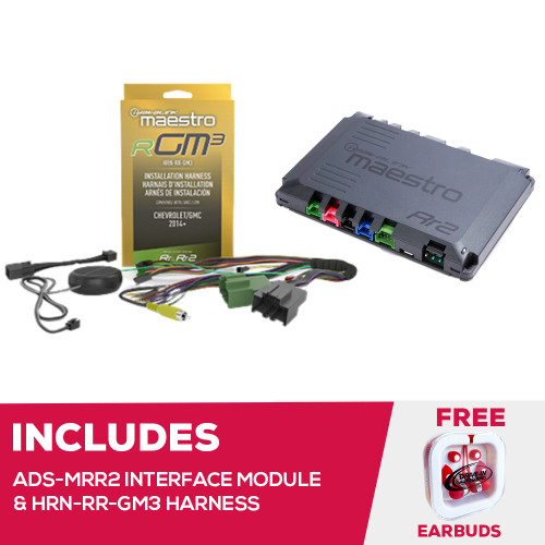 Maestro ADS-MRR2 Interface Module and HRN-RR-GM3 Interface Harness For 2014+ GM Maestro ADS-MRR2 Interface Module and HRN-RR-GM3 Interface Harness For 2014+ GM