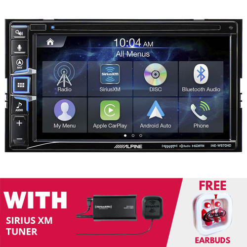 Alpine INE-W970HD 6.5 Inch Navigation with Bluetooth and SiriusXM Tuner