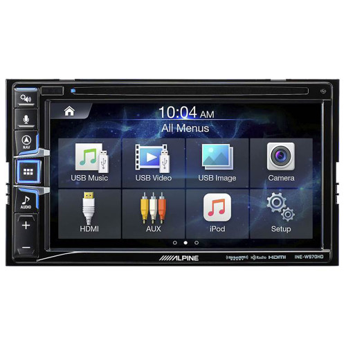 Alpine INE-W970HD 6.5 Inch Navigation with Bluetooth and Backup Camera