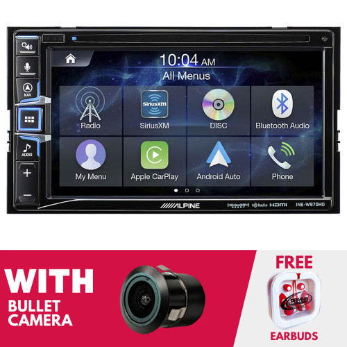 Alpine INE-W970HD 6.5" Navigation w/ Bluetooth & Backup Bullet Camera Alpine INE-W970HD 6.5" Navigation w/ Bluetooth & Backup Bullet Camera