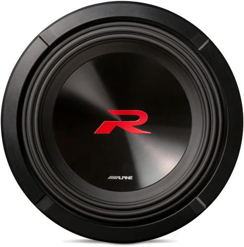 Alpine R-Series R2-W10D4 10 Inch Dual 4-Ohm Voice Coils Subwoofer with 750W RMS