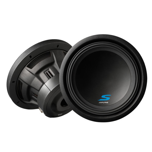 Alpine S-W12D4 12" Car Subwoofer S-Series 4-ohm Voice Coils