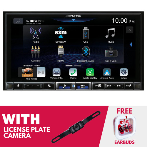 Alpine ILX-507 7" Multimedia with Bluetooth and License Plate Camera Alpine ILX-507 7" Multimedia with Bluetooth and License Plate Camera