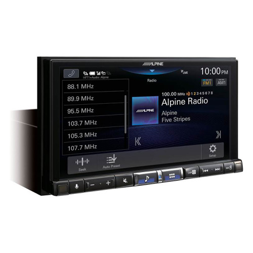 Alpine ILX-507 7" Multimedia- No Disc Playback w/ CarPlay/Android Auto
