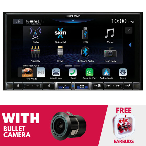 Alpine ILX-507 7" Multimedia w/ CarPlay/Android Auto & Bullet Camera Alpine ILX-507 7" Multimedia w/ CarPlay/Android Auto & Bullet Camera