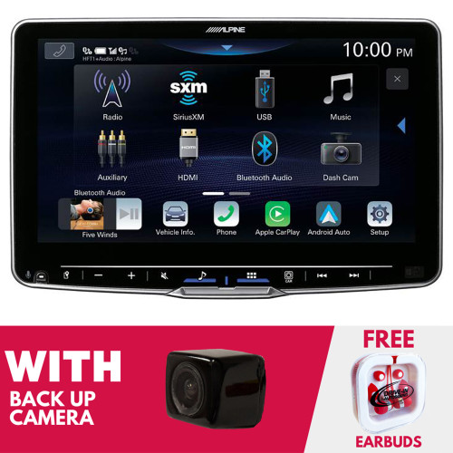 Alpine ILX-F509 9" Multimedia & (Does Not Play Discs) w/ Backup Camera
