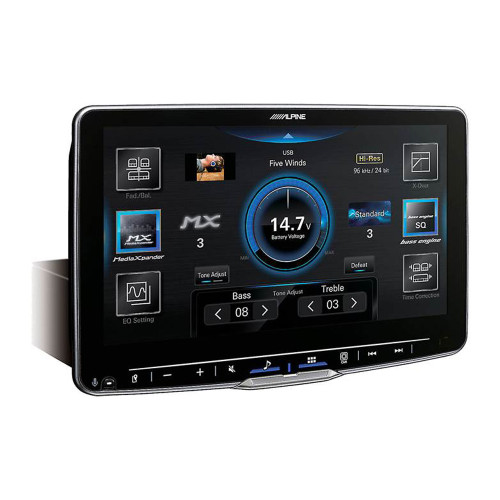 Alpine ILX-F509 9" Multimedia & (Does Not Play Discs) w/ Bullet Camera