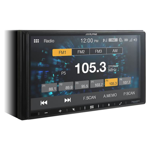 Alpine iLX-W650 Digital w/ CarPlay/A.Auto + License Plate Cam