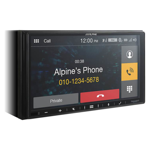 Alpine iLX-W650 Digital w/ CarPlay/A.Auto + License Plate Cam