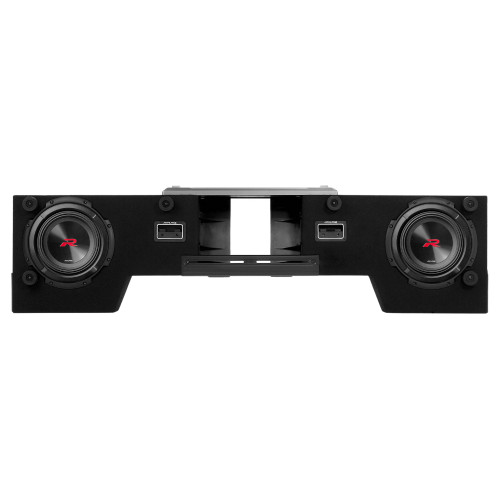 Alpine R-Series Dual R2-DB8V-TRK 8" Pre-Loaded Truck Sub Enclosures w/ 750W RMS