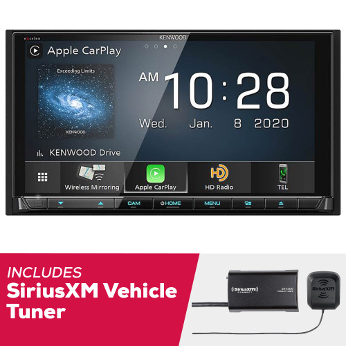 Kenwood Excelon DDX9907XR 6.8 Inch DVD with SiriusXM Vehicle Tuner