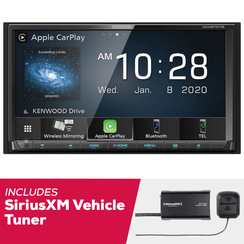 Kenwood DDX9707S 6.95" DVD with Bluetooth and SiriusXM Vehicle Tuner
