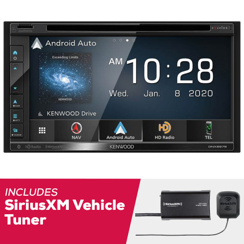 Kenwood DNX697S 6.8 Inch Navigation DVD with SiriusXM Vehicle Tuner