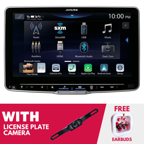Alpine Halo9 ILX-F509 9" Digital Multimedia with License Plate Camera Alpine Halo9 ILX-F509 9" Digital Multimedia with License Plate Camera