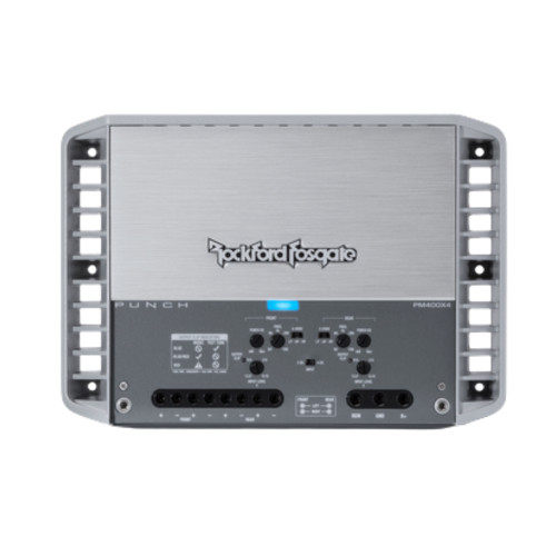 Refurbished Rockford Fosgate PM400X4 Punch Marine 400 Watt 4-Channel Amplifier