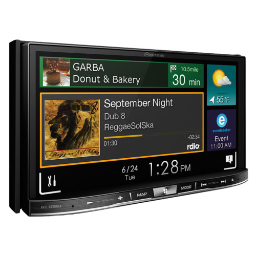 Refurbished Pioneer AVIC-8200NEX 7" Double-DIN DVD/CD Navigation Receiver