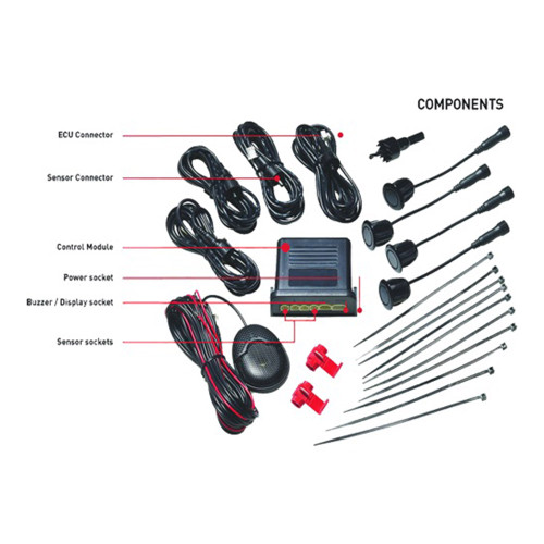 Audiovox PSB110 Parking Assist System With 4 Sensors and Buzzer