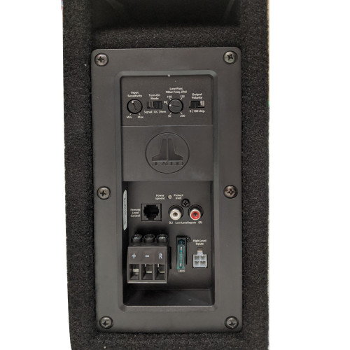 OPEN BOX JL Audio ACP108LG-W3V3 8" Loaded Car Subwoofer & Enclosure Box & Amp
