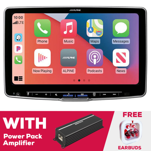 Alpine Halo11 ILX-F511 11 Inch Multimedia w/ Alpine KTP-445A Amplifier