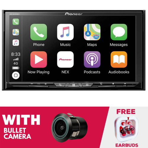 Pioneer AVH-W4500NEX 7" Double-DIN Multimedia DVD Receiver with Bullet Camera