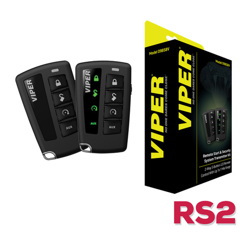 Viper D9857V 2-Way, 4-Button LED Remote Start System with Bypass (4806V)