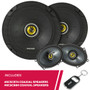Kicker 46CSC674 CS Series 6-3/4" Coaxial Speakers and 46CSC684 6"x8" Speakers