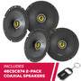Kicker 2 Pairs Of 46CSC674 CS Series 6-3/4" 2-Way Coaxial Speakers w/ 300W Peak