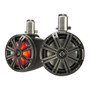 Kicker 2-Pack 45KMTC8 8" Coaxial Tower Speakers with 48KMA6006 Marine Amplifier