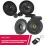 Kicker 46CSS654 CS Series 6.5" Component Speaker & 46CSC654 6.5" Coaxial Speaker