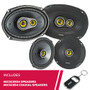 Kicker 46CSC6934 CS Series 6"x9" 3-Way Speakers w/ 46CSC654 6.5" Coaxial Speaker
