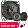Kicker 47KSC4604 4"x6" 2-Way Coaxial Speakers & 47KSC6504 6.5" Coaxial Speakers
