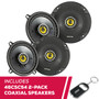Kicker 2 Pairs Of 46CSC54 CS Series 5-1/4" Coaxial Speaker w/ 225W Peak Power
