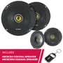 Kicker 46CSC54 CS Series 5-1/4" 2-Way Coaxial Speaker w/ 46CSC654 6.5" Speakers