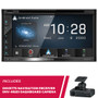 Kenwood DNX577S 6.8" Navigation DVD & DRV-N520 Full HD Dashboard Camera