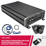 Kicker 46CXA3604T 4 Channel Amplifier w/ 46CK8 Amp Kit & 46CXARCT Wired Remote
