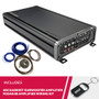 Kicker 46CXA6605T 5 Channel Amplifier w/ M10AK4B Sub & Amp Wiring & Hardware Kit