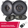 Kicker 47KSC504 5.25" 2-Way Coaxial Speaker & 47KSC41004 4"x10" Coaxial Speakers