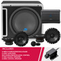 Alpine S-SB10V 10" Sub Enc. & Remote Control & S-A55V Amp w/ Component Speaker