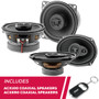 Focal ACX100 4" 2-Way Coaxial Speakers and ACX690 6"x9" 3-Way Coaxial Speakers