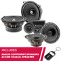 Focal ASE130 5.25" 2-Way Component Speakers & ACX165 6.5" 2-Way Coaxial Speakers