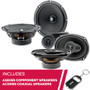 Focal ASE165 6.5" 2-Way Component Speakers & ACX690 6"x9" 3-Way Coaxial Speakers