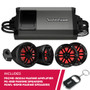 RFRB Rockford Fosgate FRCM5-800X4 Marine Amplifier w/ M1-65B, M1WL-65MB Speakers