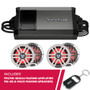 RFRB Rockford Fosgate FRCM5-800X4 Marine Amplifier w/ 2-Pack M2-65 6.5" Speakers