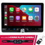Jensen CAR813 8" Single/Double DIN Multimedia w/ License Plate Camera