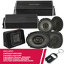 Kicker 51KPX3004, 51KPX5001 Amplifiers w/ Speakers & Single Truck Sub Enclosure