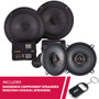 Kicker 51KSS6504 6.5" Component Speakers and 51KSC504 5.25" Coaxial Speakers