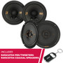 Kicker KS-Series 51KSC2704 2.75" Mid/Tweeters & 51KSC6704 6.75" Coaxial Speakers