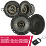 Kicker 51KSC3504 3.5" Coaxial Speakers and 51KSC6704 6.75" Coaxial Speakers