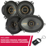 Kicker KS-Series 51KSC404 4" Coaxial Speakers & 51KSC6804 6x8" Coaxial Speakers